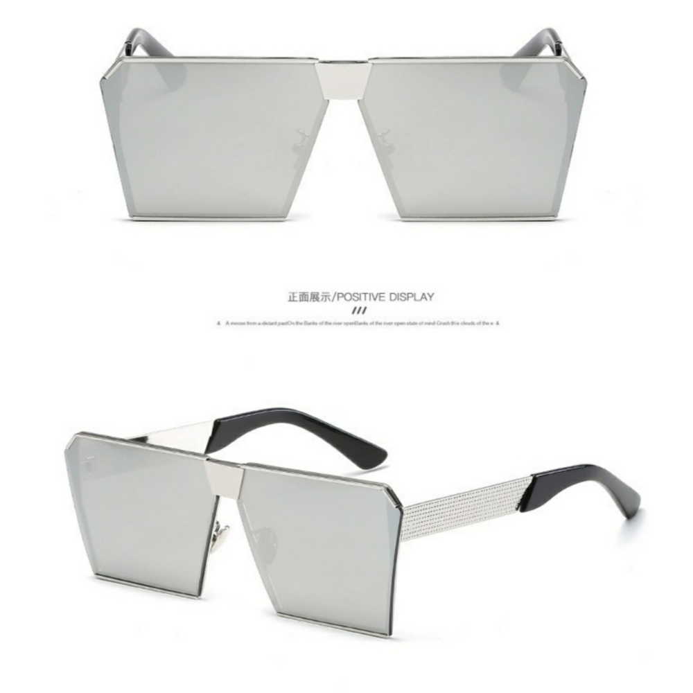 Silver Mirror Sunglasses with Silver Arms NEW